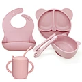 Silicone baby tableware